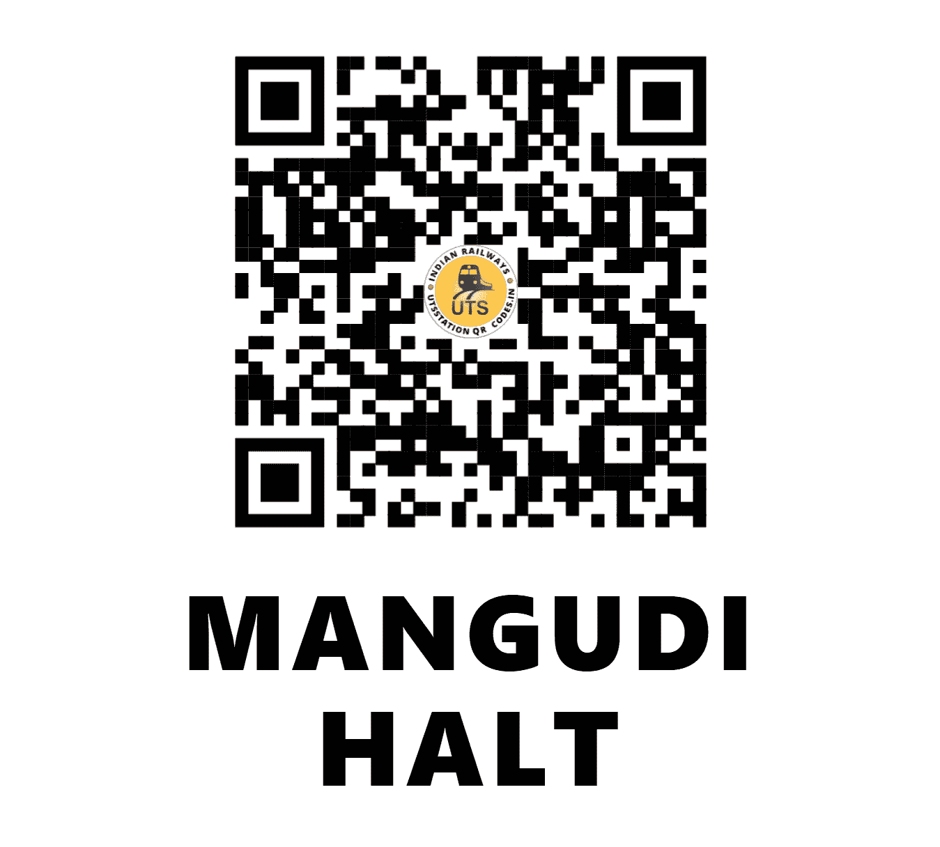 UTS QR Code for MANGUDI HALT - MAX (SR - TAMIL NADU)